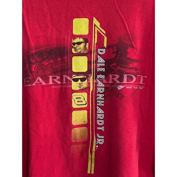 Vintage Dale Earnhardt Jr #8 Winner's Circle Nascar Racing Red T-Shirt Mens 2XL - Picture 4 of 6
